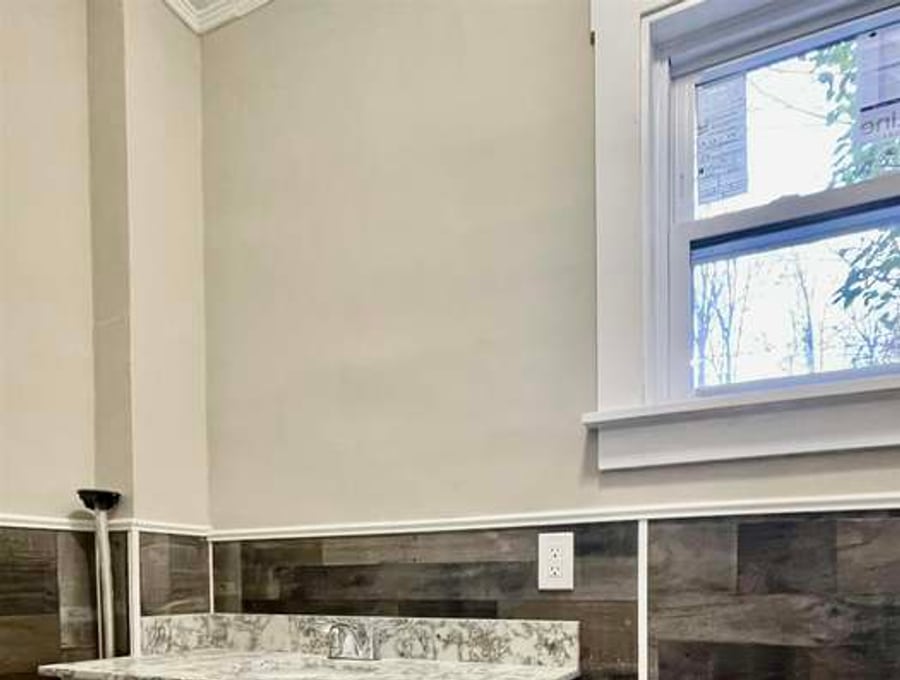 Reclaimed-wood accent
