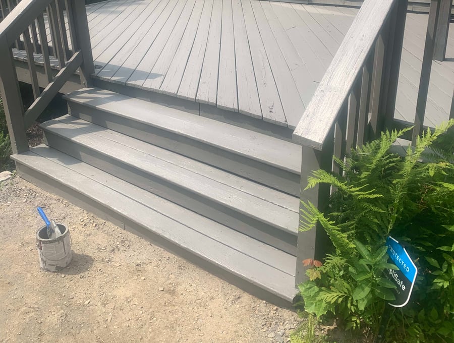 Deck and stairs