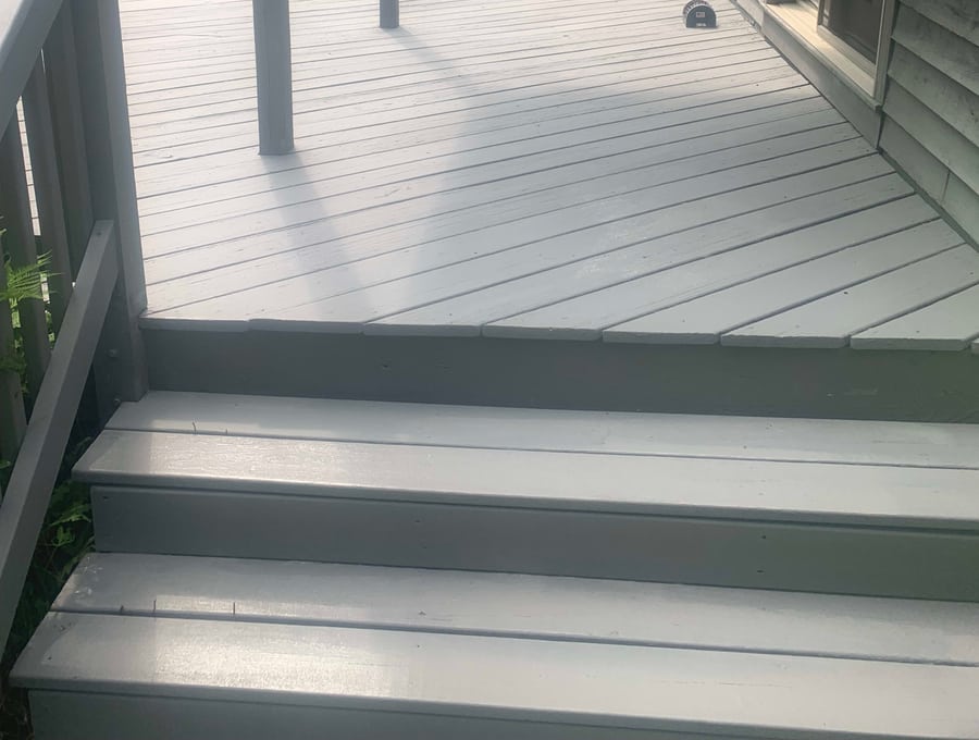 Deck and railings
